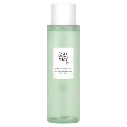 تونر البرقوق الأخضر المنعش لتقشير لطيف وتنقية البشرة 150مل