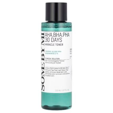 تونر SOME BY MI AHA BHA PHA لتنقية البشرة وتقليل الحبوب 150 مل