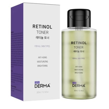 تونر الريتينول من ديرما 101 لتجديد البشرة وتقليل التجاعيد 300مل