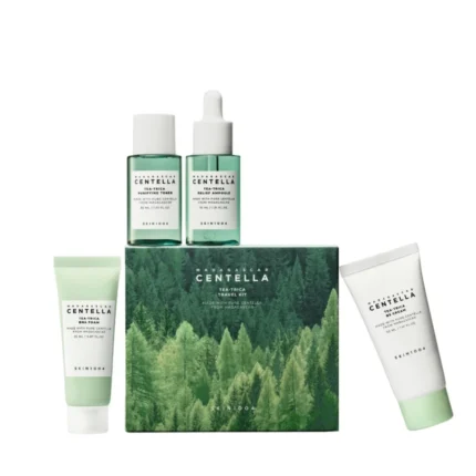 Brightening skincare set سكين1004 مجموعة إشراقة البشرة بخلاصة سنتيلا مدغشقر 2×50 مل