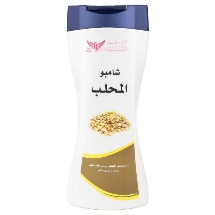 شامبو المحلب من كويت شوب لتكثيف الشعر وتقويته ومنحه نعومة ولمعان 450 مل