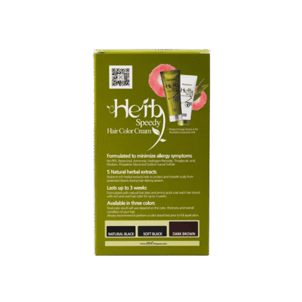 صبغة شعر بني داكن لتغطية الشيب بلون طبيعي هيرب سبيدي