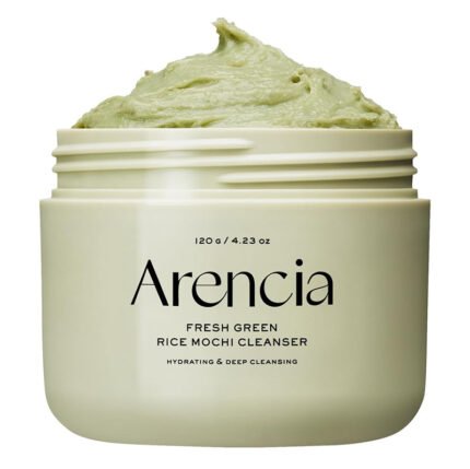 غسول الأرز الأخضر لتنظيف البشرة وترطيبها بعمق أرينسيا 120جم