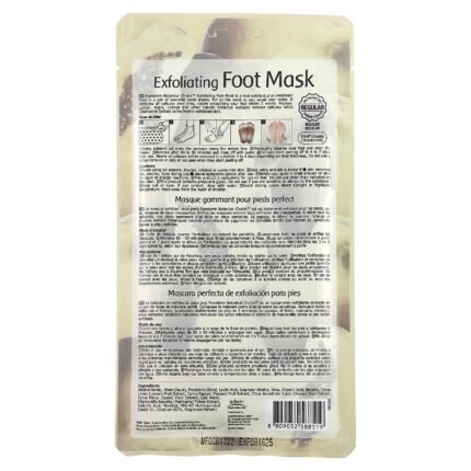 قناع تقشير القدم لإزالة الجلد الميت وتنعيم القدمين من بيور ديرم زوج واحد