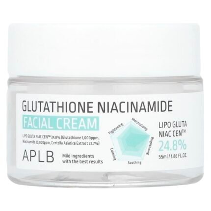 كريم تفتيح البشرة بالجلوتاثيون والنياسيناميد لترطيب وتوحيد اللون APLB (55مل)