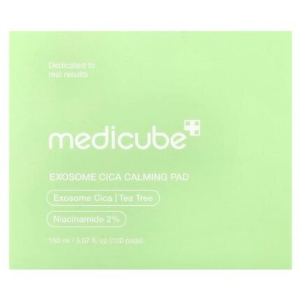 كريم تقليل المسام مع وسادات مهدئة للبشرة الحساسة وترطيب يومي متكامل ميديكوب 100 وسادة