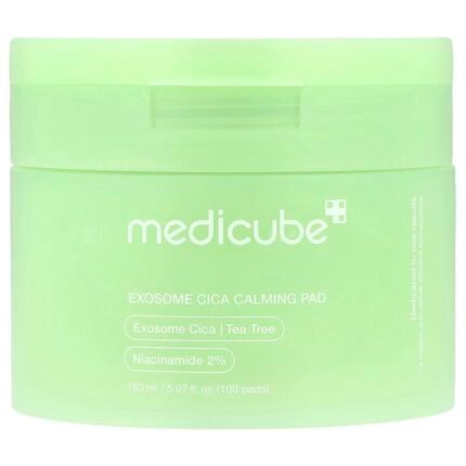 كريم تقليل المسام مع وسادات مهدئة للبشرة الحساسة وترطيب يومي متكامل ميديكوب 100 وسادة