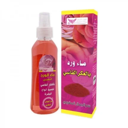 ماء الورد مع العكر الفاسي من كويت شوب لإنعاش وتفتيح البشرة 200 مل
