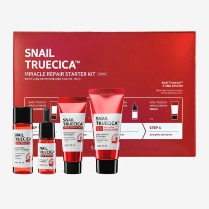 مجموعة Snail Truecica من SOME BY MI لإصلاح وتجديد البشرة 4 قطع