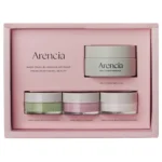 مجموعة اكتشاف من أربع قطع للعناية بالبشرة لتجربة متكاملة أرينسيا 4 قطع