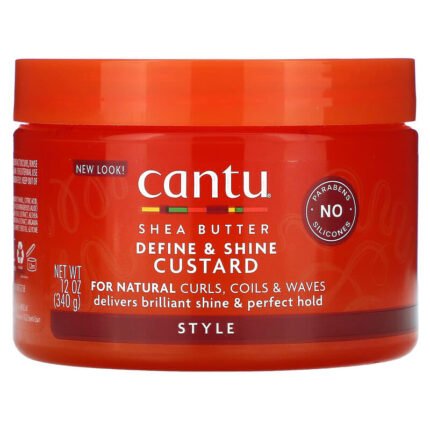 Cantu Define & Shine Custard كاسترد كانتو لتحديد ولمعان الشعر 354مل 