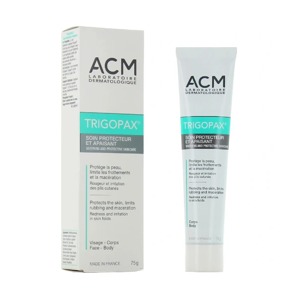 كريم تريجوباكس ACM الواقي والمهدئ للمناطق المعرضة للاحتكاك 30 جم ACM Trigopax Protective and Soothing Cream كريم تريجوباكس ACM الواقي والمهدئ للمناطق المعرضة للاحتكاك 30 جم