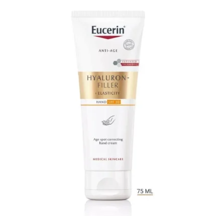 Eucerin Hyaluron-Filler + Elasticity Hand Cream كريم يوسيرين هيالورون فيلر إيلاستيستي لليدين 75 مل 