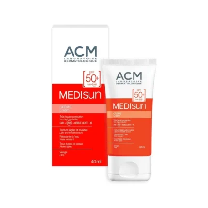 واقي شمس ACM Medisun SPF50 للبشرة الحساسة 40 مل