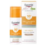 Eucerin Sun Oil Control Tinted Gel-Cream SPF50+ جل كريم يوسيرين الملون للتحكم بالزيوت والحماية من الشمس 50 مل