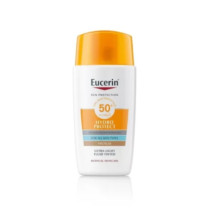 Eucerin Sun Hydro Protect Ultra-Light Tinted Fluid فلويد يوسيرين الملون فائق الخفة للحماية من الشمس 50 مل