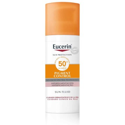 Eucerin Sun Pigment Control Sun Fluid  واقي شمس يوسرين صن بيجمنت كنترول فلويد بعامل حماية 50+ 50 مل